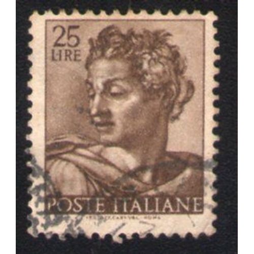Italie 1961 Oblitéré Rond Used Stamp Fresques Chapelle Sixtine Tête Prophète Isaïe