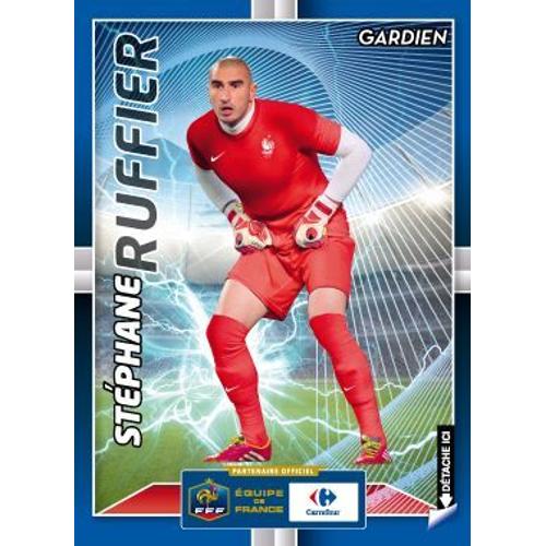 Carte Carrefour 3d Bleu Coupe Du Monde 2014 N°3 Stéphane Ruffier