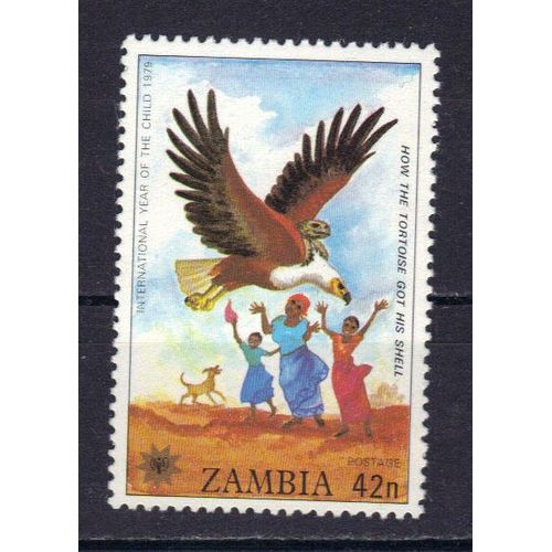 Zambie 1979 : Faune : Oiseau : Aigle - Timbre Neuf **