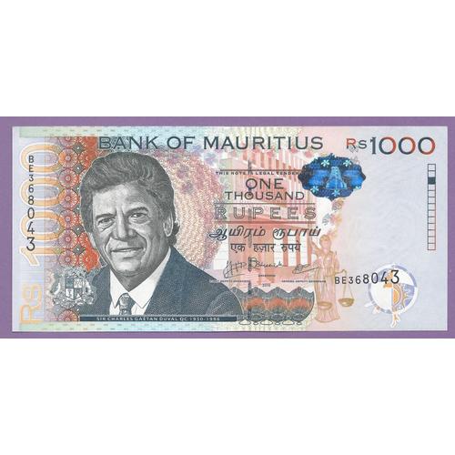 1000 Rupees - Ile Maurice - 2010 -Unc