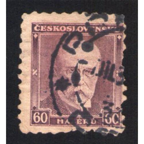 Tchécoslovaquie 1930 Oblitéré Used Stamp Président Thomas Garrigue Masaryk 60 Haleru