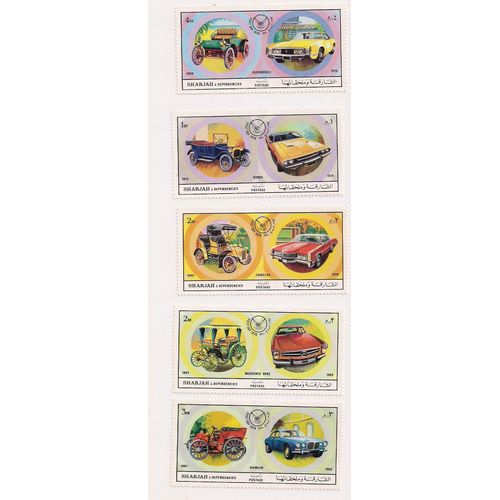 Sharjah- Lot De 5 Timbres Neufs