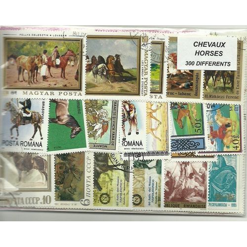 Chevaux 300 Timbres Differents