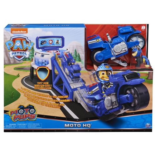La Pat' Patrouille Playset Lanceur Moto Pups Paw Patrol