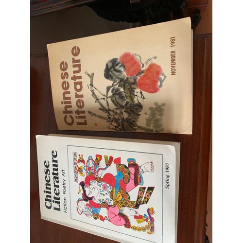 2 Numéros De Chinese Literature. Fiction, Poetry, Art (Quarterly; In English) Spring 1987 Et November 1981 Published By Foreign Languages Press Peking (Beijing), People's Republic Of China 1987
