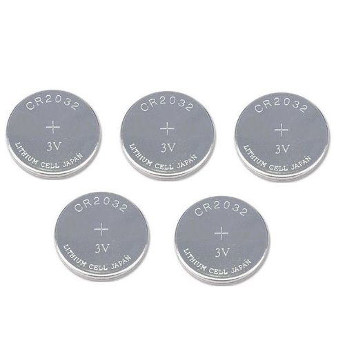 Piles lithium bouton CR 2032 pack de 5
