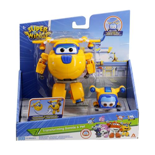 Super Wings Transforming Paul Supercharge +Pets
