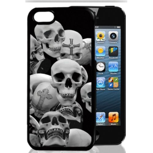 Coque Rigide 3d , Tête De Mort , Tete De Mort , Apple Iphone 5s