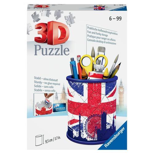 Puzzle Puzzle 3d Pot À Crayons - Union Jack