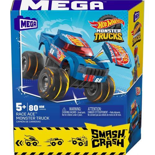 Mega Hot Wheels Mega  Hot Wheels Smash & Crash Race Ace  Monster Truck