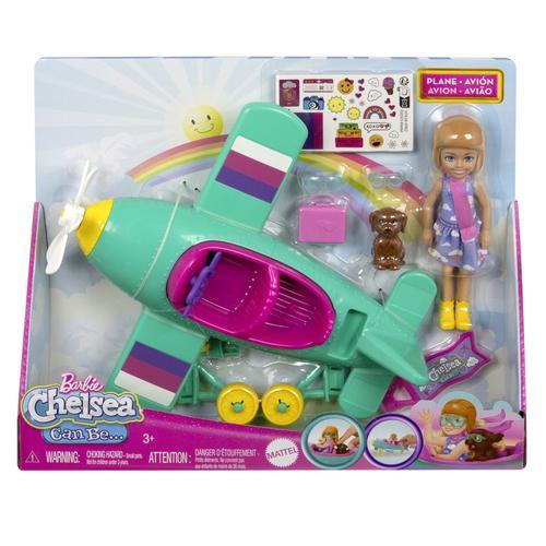 Barbie - Coffret Poupée Chelsea Pilote - Coffret Poupée Mannequin - 3 Ans Et +