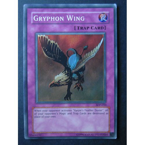 Yu-Gi-Oh! Sdp-050 Aile De Gryphon / Gryphon Wing Super Rare