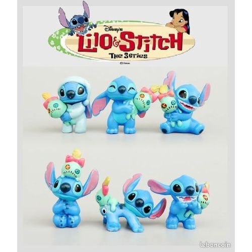 Disney Stitch Assortiment De 6 Figurines - 3.5 Cm