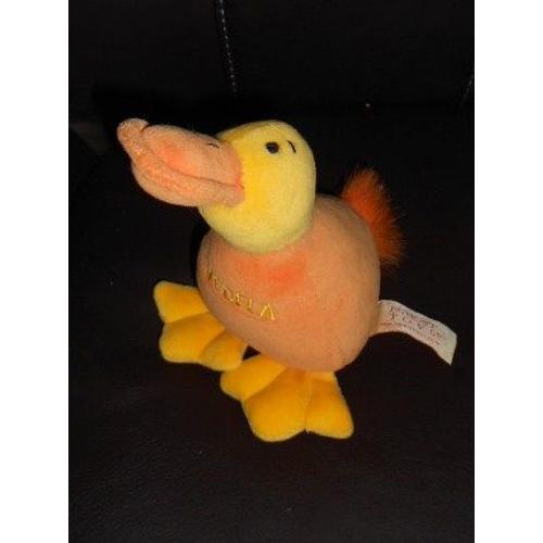 Doudou Canard Jaune Et Orange "Egmont Toys" 20 Cm