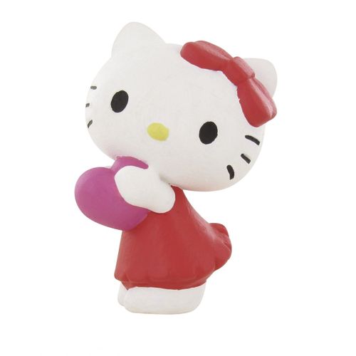 Licences Figurine Hello Kitty Avec Un Cur - 6 Cm