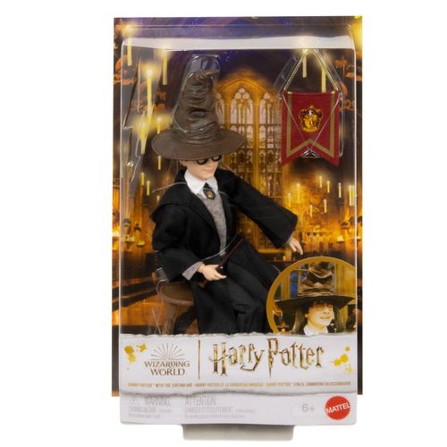 Harry Potter - Poupée Harry Et Le Choixpeau Magique - Poupée Figurine - 6 Ans Et +