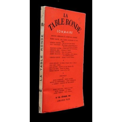 La Table Ronde N°158