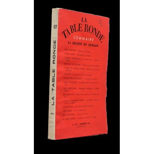 La Table Ronde N°177