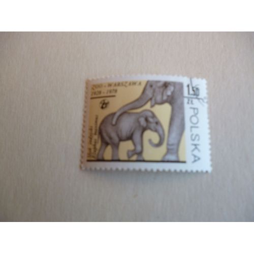 Timbre "Pologne:50 Ans Du Zoo De Varsovie:1928-1978."