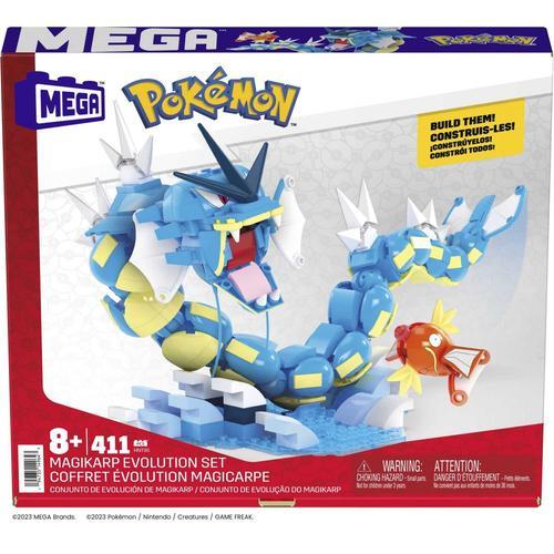 Mega Pokémon - Coffret Magicarpe Évolution - Jouet De Construction - 8 Ans Et +