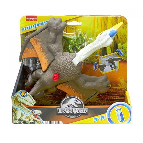 Imaginext - Jurassic World - Coffret Quetzalcoatlus Bat Des Ailes - Figurines Pour Enfants - 3 Ans Et +