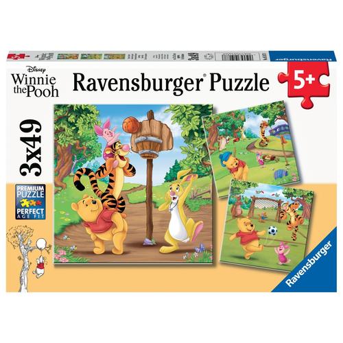 Puzzle Puzzles 3x49 P - Journée Sportive / Disney Winnie L'ourson