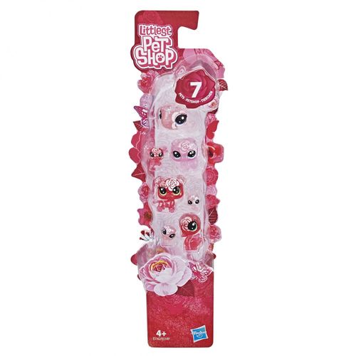 Hasbro; Littlest Petshop Lps Collection Jardin Enchanté Tube Rose X7