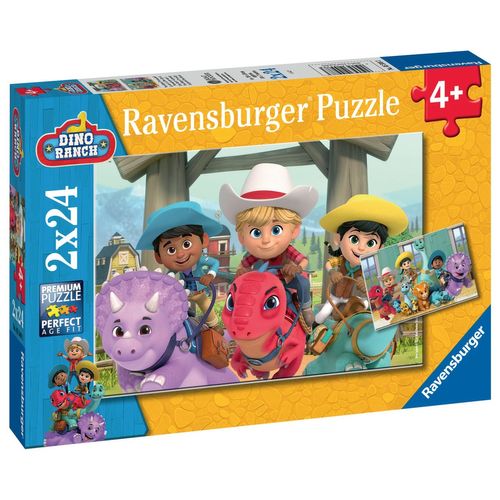Puzzle Puzzles 2x24 P - Les Amis Du Dino Ranch
