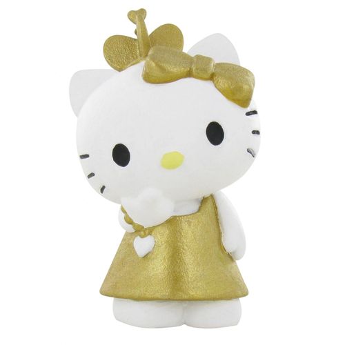 Licences Figurine Hello Kitty Or - 8 Cm