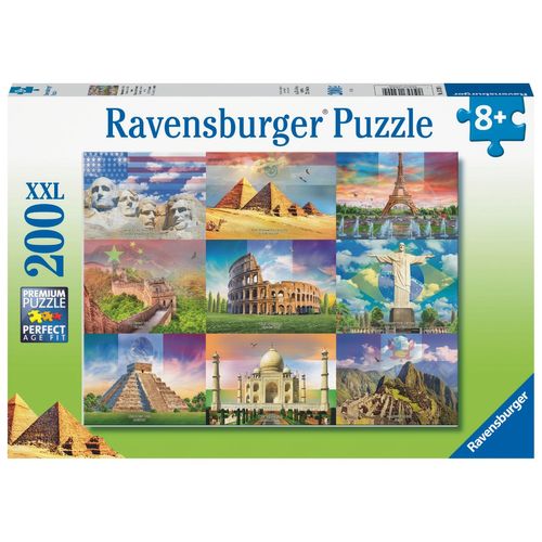 Puzzle Puzzle 200 P Xxl - Les Monuments Du Monde