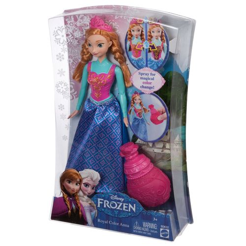Mattel La Reine Des Neiges - Princesse Anna Couleur Royale