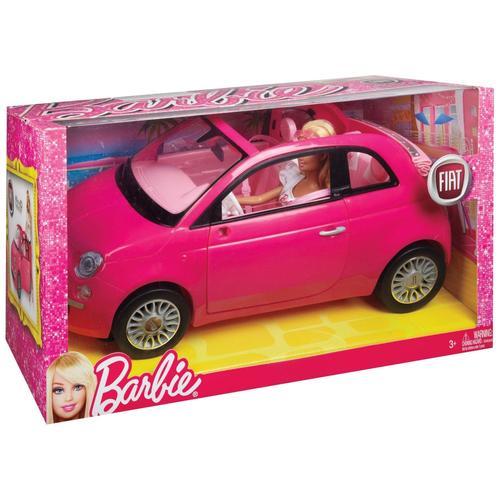 Barbie Et Sa Fiat 500 Rose