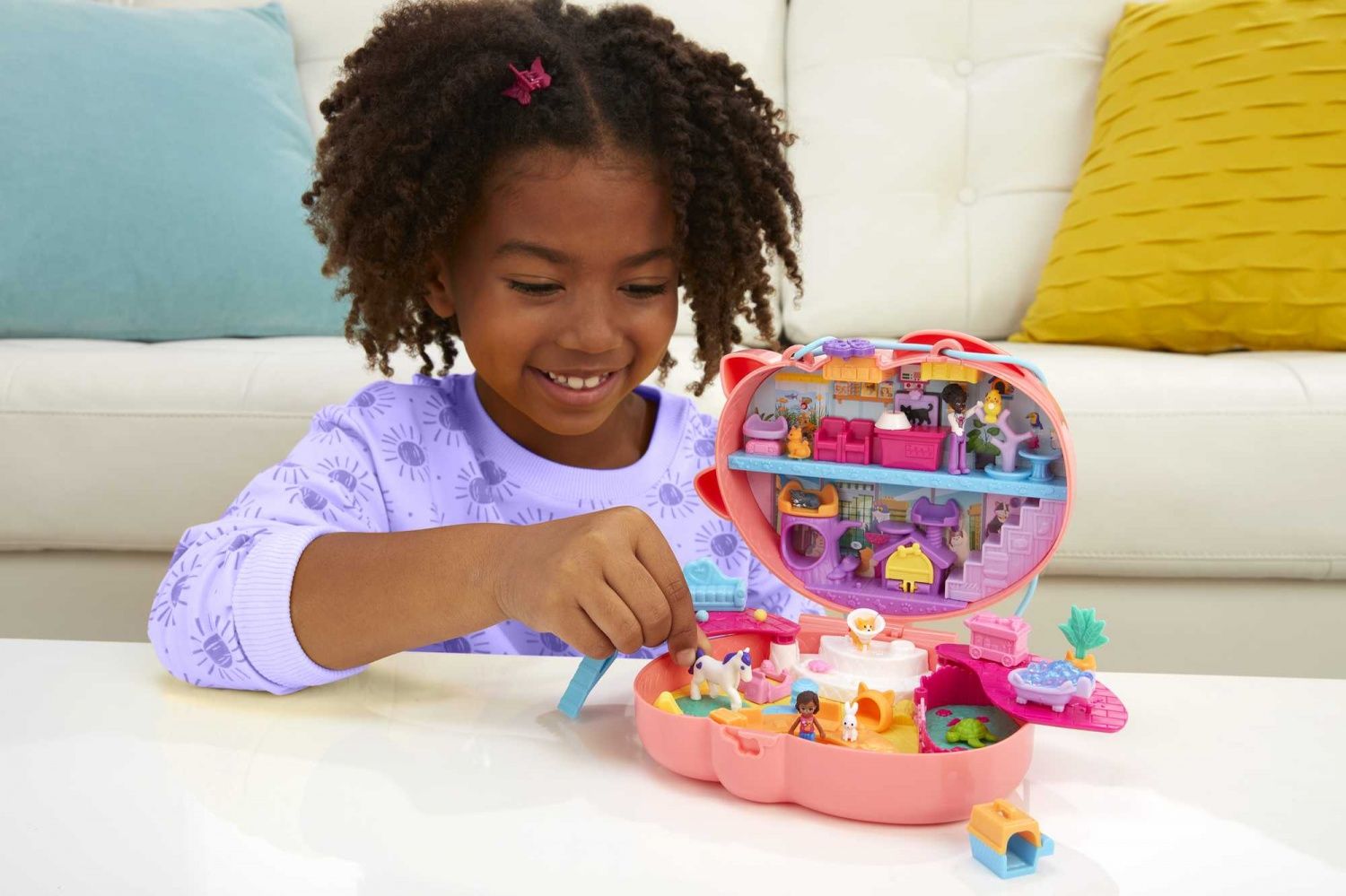 Polly Pocket - Sac Surprise Chat C�lin - Coffret Mini Figurines - 4 Ans Et ... - 3