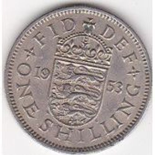 1 Shilling 1953 Royaume Uni