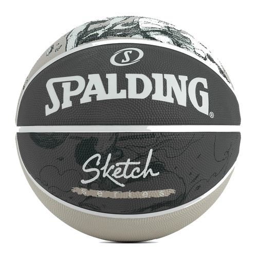 Ballon De Basket Spalding Sketch Jump Sz7 Rubber Basketball Gris Anthracite Foncé