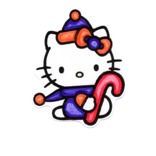 Lot De 50 Punchs Hello Kitty Noël