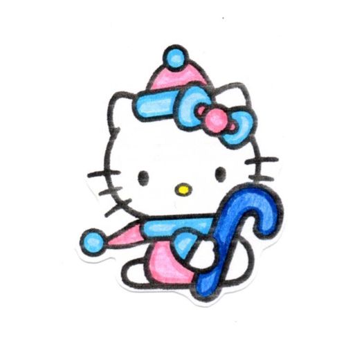 Lot De 50 Punchs Hello Kitty Noël
