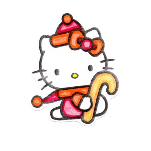 Lot De 50 Punchs Hello Kitty Noël