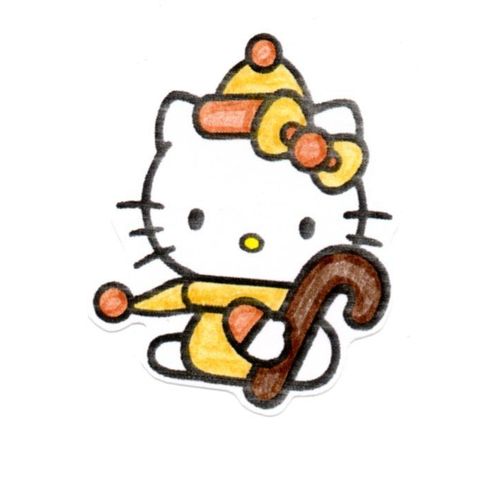 Lot De 50 Punchs Hello Kitty Noël