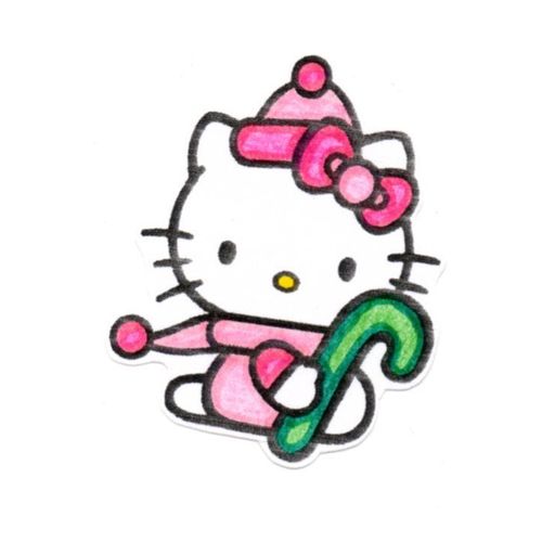 Lot De 50 Punchs Hello Kitty Noël