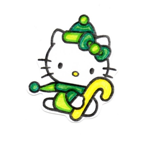 Lot De 50 Punchs Hello Kitty Noël