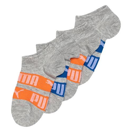 Chaussettes Puma Puma Kids Logo Stripes Sneaker 2p Gris Clair