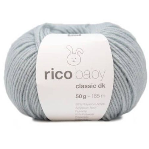 Fil Layette À Tricoter Rico Baby Classic Dk - Créez Des Tenues Douces Et Confortables Pour Bébé - Rico Design 42 Bleu