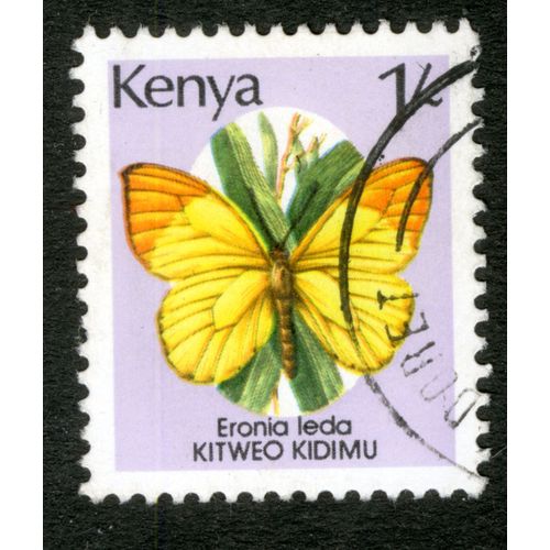 Timbre Oblitéré Kenya, Eronia Leda, Kitweo Kidimu, 1