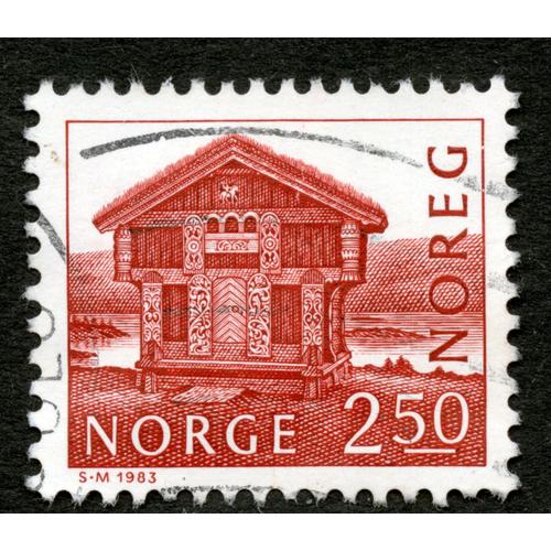 Timbre Oblitéré Norge 1983, 2.50