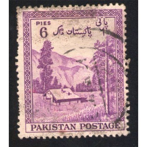 Pakistan 19654 Oblitéré Rond Used Stamp Paysage De Montagne Près De Kagan Hasara District