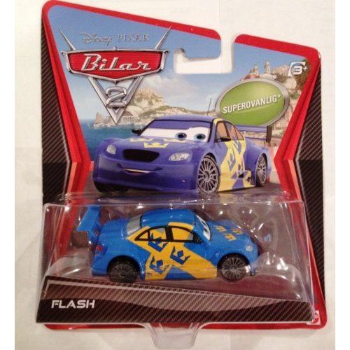 Disney Pixar Cars 2 Ultimate Super Chase Flash Jan Nilsson - Edition Limitée: 4000 - Véhicule Miniature - Voiture