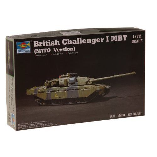 Trumpeter 07106 Challenger 1 Mbt Nato 1:72 Plastic Kit Maquette-Trumpeter