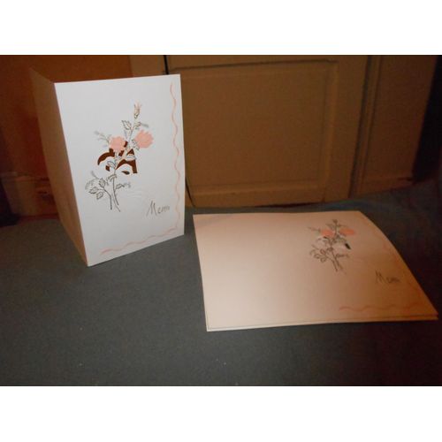Menu De Mariage Roses Roses