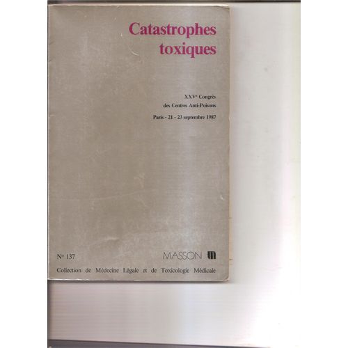 Catastrophes Toxiques